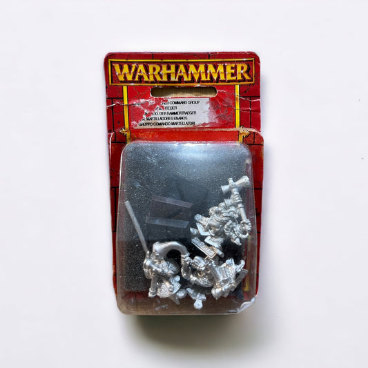 DWARFS HAMMERS COMMAND GROUP BLISTER WARHAMMER 5TH EDITION